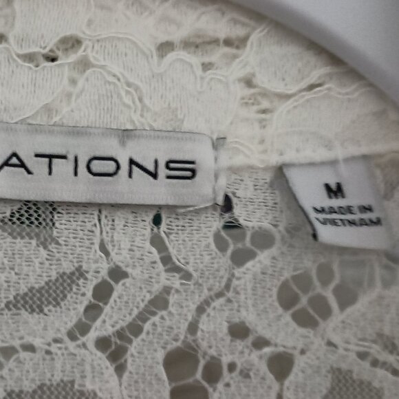 Notations Off White Blouse - Picture 1 of 1